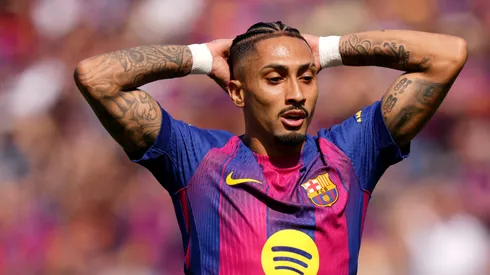 Raphinha volta ao radar da Arábia Saudita. Foto: Alex Caparros/Getty Images