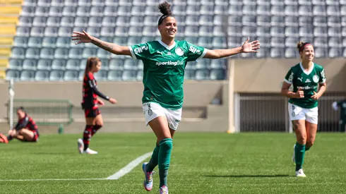 Amanda Gutierres comenta sobre sua passagem no Palmeiras – Foto: Fabio Menotti/Palmeiras