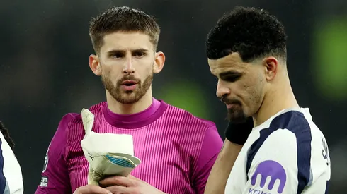 Vicario e Solanke. (Photo by Steve Bardens/Getty Images)