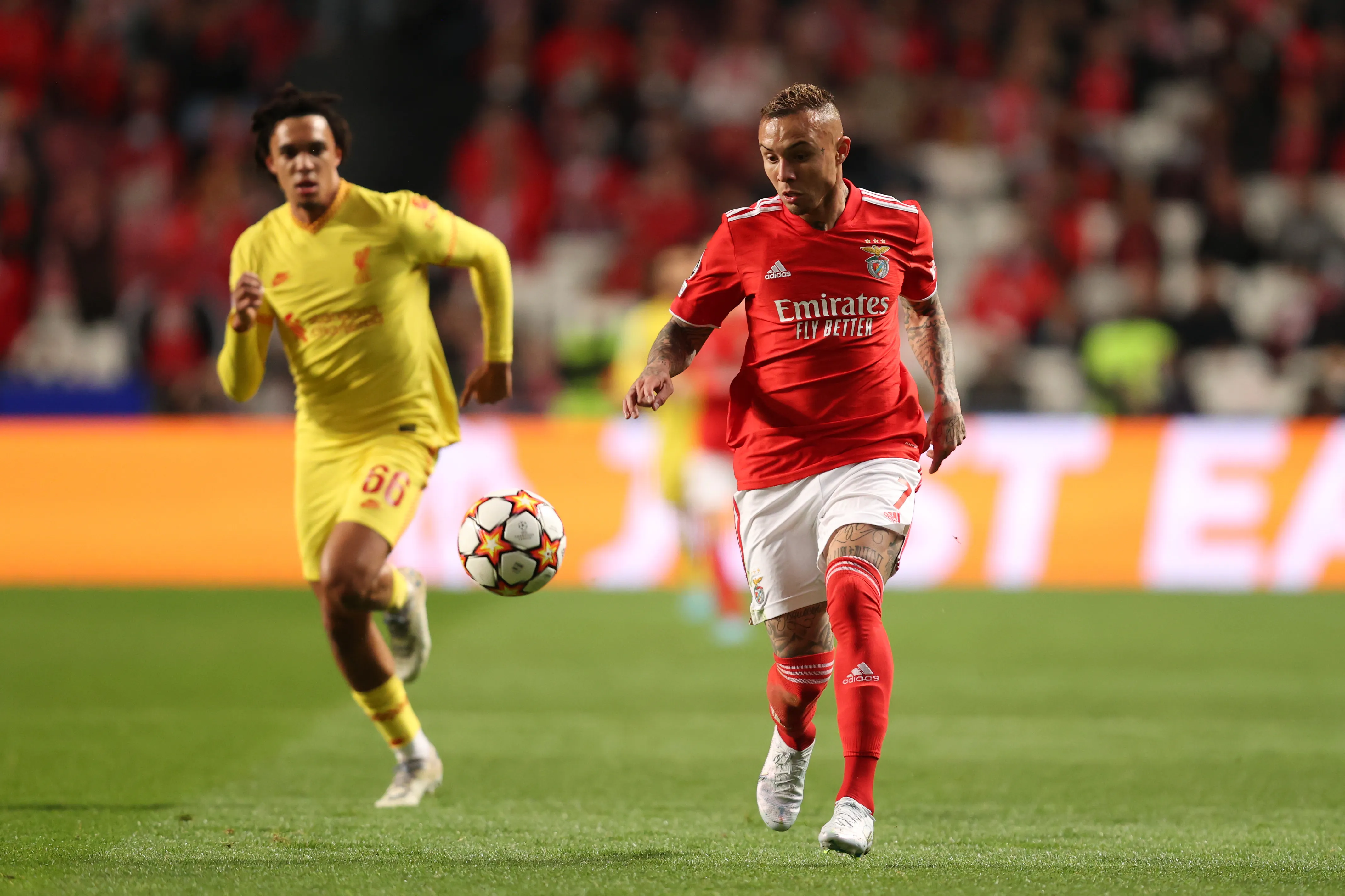 Everton Cebolinha nos tempos de Benfica (Foto: Julian Finney/Getty Images)
