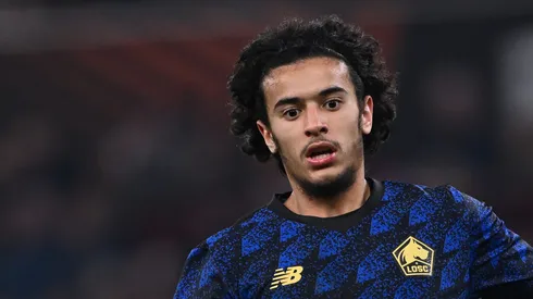 Manchester United intensifica interesse em Ayyoub Bouaddi. Foto: Gareth Copley/Getty Images