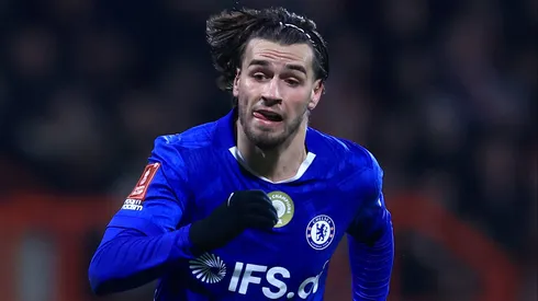 Marc Guiu está insatisfeito com minutos no Chelsea e deseja retornar ao futebol espanhol. (Foto: Jess Hornby/Getty Images)