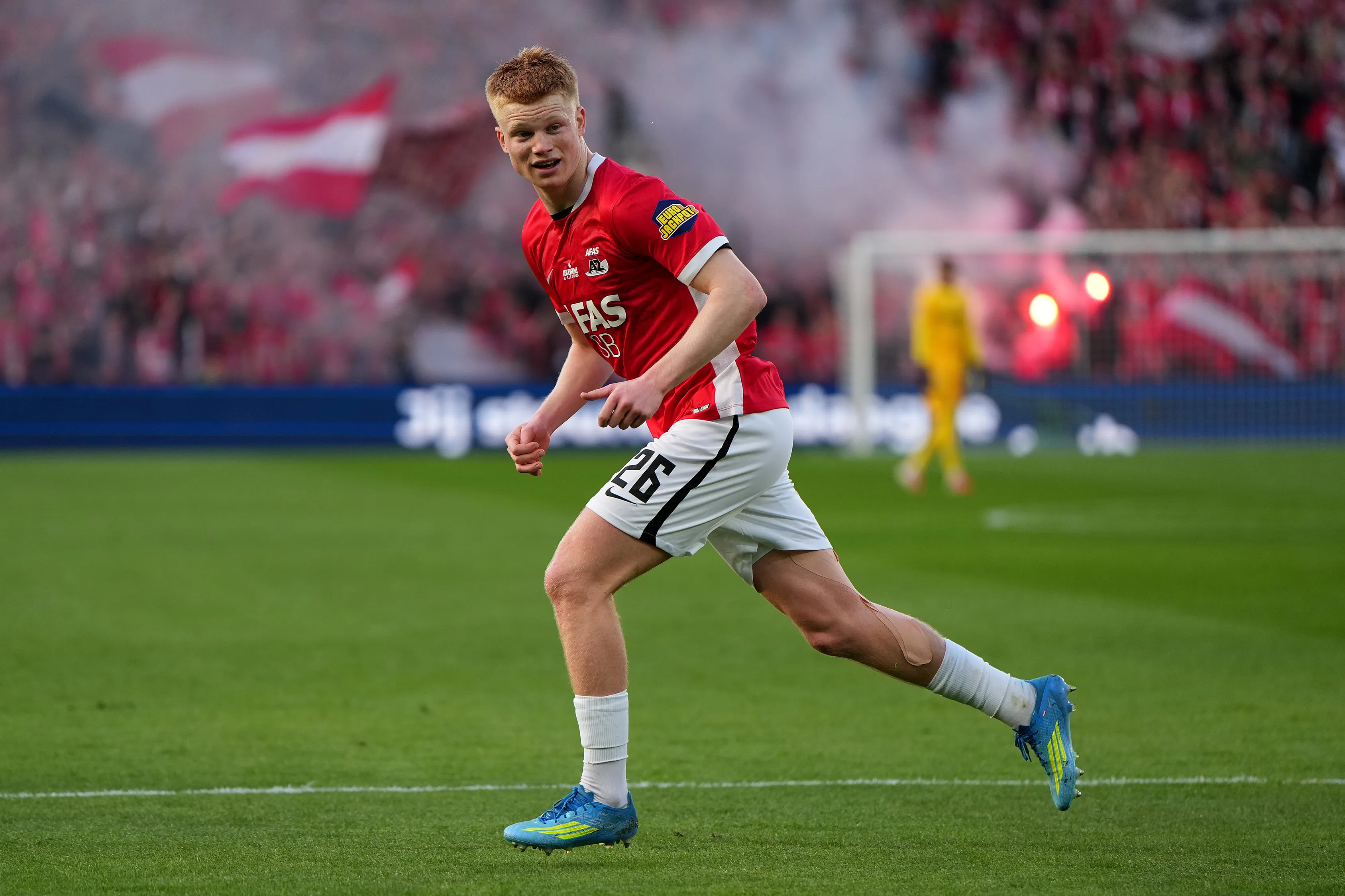 Smit durante jogo do AZ Alkmaar. Foto: Alex Bierens de Haan/Getty Images