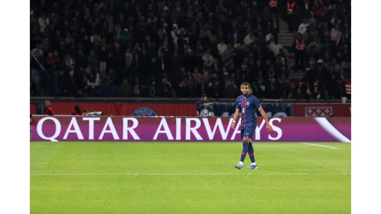 Ibrahim Mbaye autor do primeiro gol do PSG - Catherine Steenkeste/Getty Images for Qatar Airways