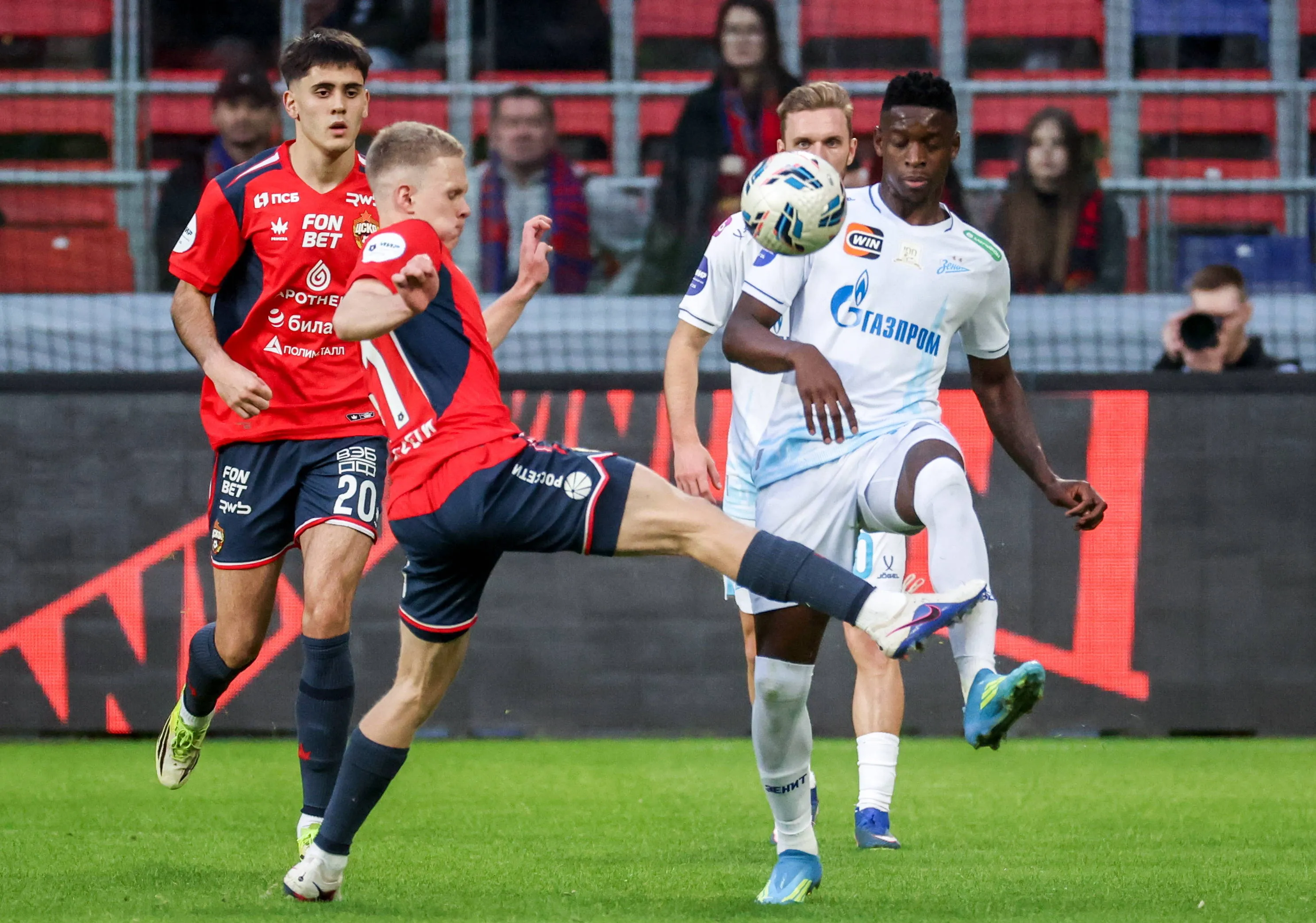 Luiz Henrique durante CSKA x Zenit. Foto: IMAGO /&nbsp;ITAR-TASS