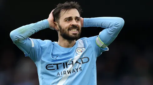 Barcelona pode levar chapéu por Bernardo Silva após proposta de R$ 292 milhões do Galatasaray. (Foto: Michael Regan/Getty Images)