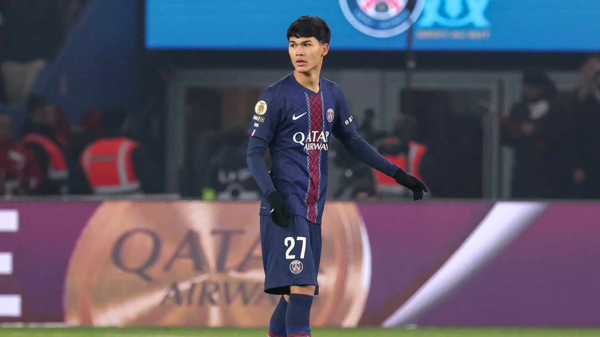 Dro Fernández durante jogo pelo PSG