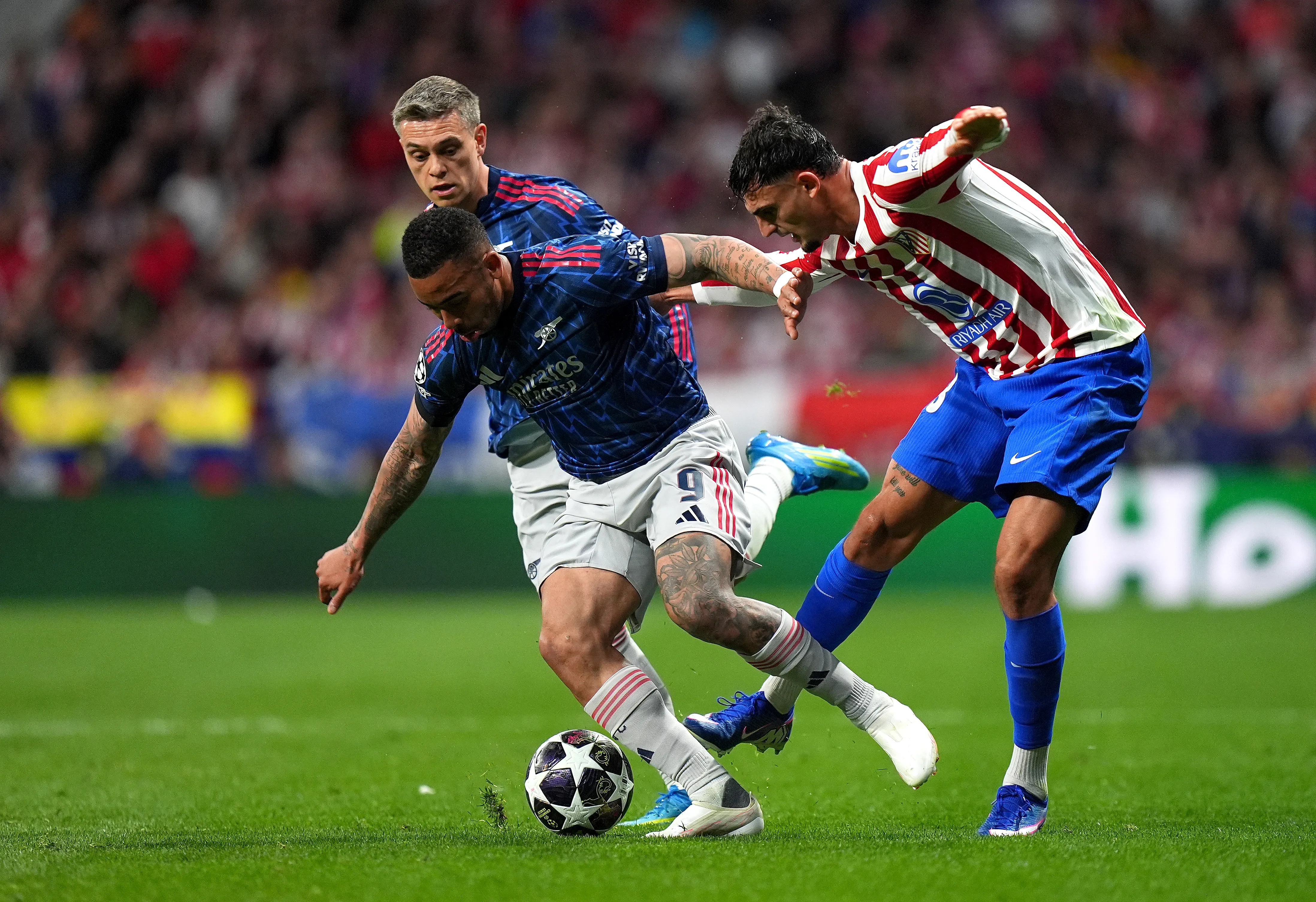 G. Jesus em jogo do Arsenal. Foto: Angel Martinez/Getty Images