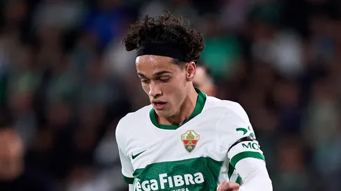 Héctor Fort em jogo do Elche. (Photo by Angel Martinez/Getty Images)