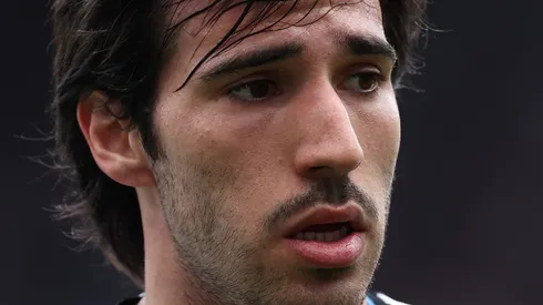 Sandro Tonali durante jogo do Newcaslte. (Photo by Alex Livesey/Getty Images)