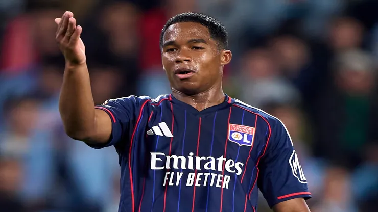 Endrick em ação pelo Lyon - Jose Manuel Alvarez Rey/Getty Images