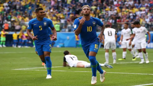 Casemiro e Neymar na Copa de 2018 – Francois Nel/Getty Images