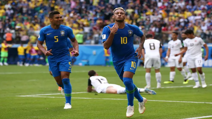 Casemiro e Neymar na Copa de 2018 - Francois Nel/Getty Images