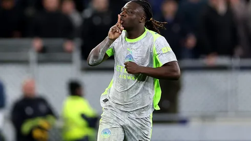 Jeremy Doku, atacante do City. (Photo by Stu Forster/Getty Images)