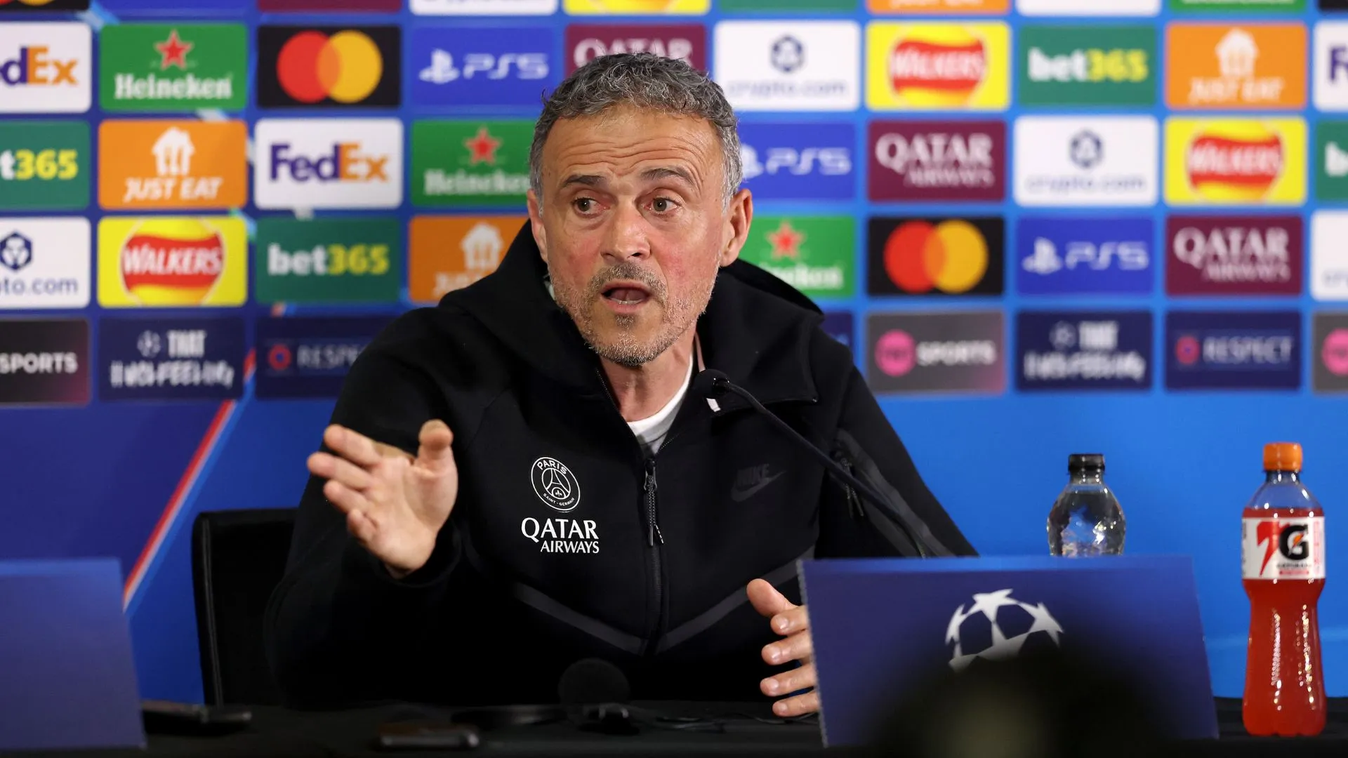 Luis Enrique definiu os convocados do PSG contra o Bayern de Munique