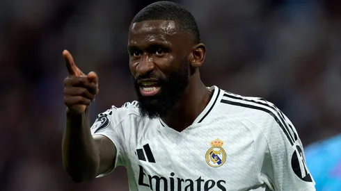Rudiger em ação pelo Real Madrid na Champions League. Foto: Angel Martinez/Getty Images
