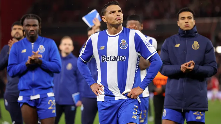 Thiago Silva tem futuro indefinido e pode deixar o Porto após o fim da temporada. Foto: Alex Livesey/Getty Images