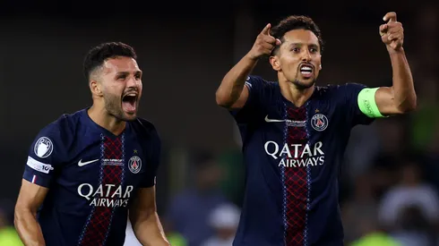 Gonçalo Ramos e Marquinhos. (Photo by Claudio Villa/Getty Images)