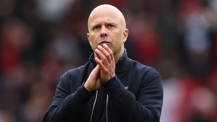 Arne Slot, técnico do Liverpool. (Photo by Michael Regan/Getty Images)