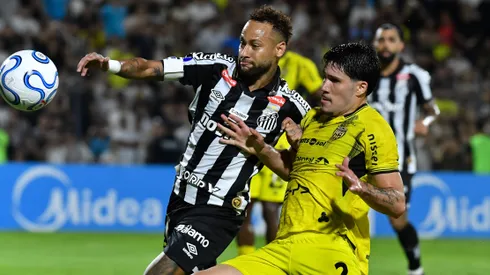Deportivo Recoleta empata contra o Santos. Foto: Christian Alvarenga/Getty Images