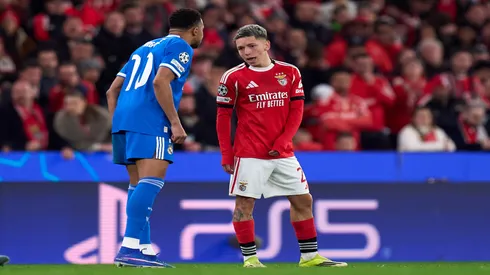 Prestianni e Mbappé discutem em Benfica e Real Madrid – Angel Martinez/Getty Images