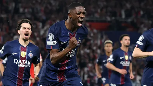 Dembélé em campo pelo PSG. Foto: Alex Grimm/Getty Images