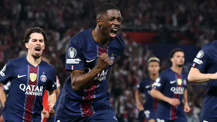 Dembélé em campo pelo PSG. Foto: Alex Grimm/Getty Images
