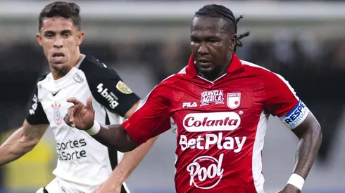 Santa Fé e Corinthians empatam na Libertadores com direito a briga após o apito final. Foto: IMAGO / Fotoarena