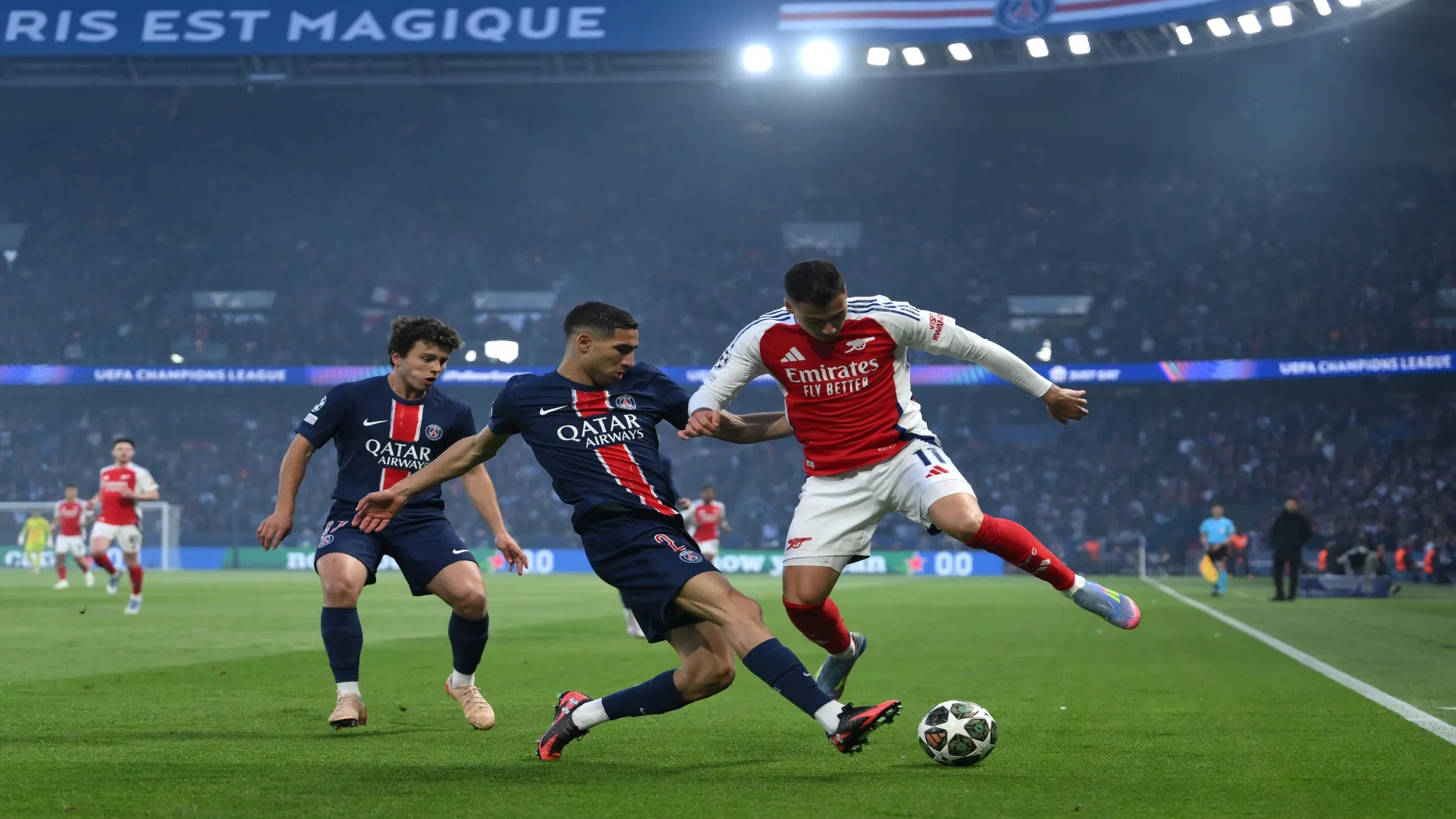 Arsenal e PSG na Champions 2024/25 – David Ramos/Getty Images