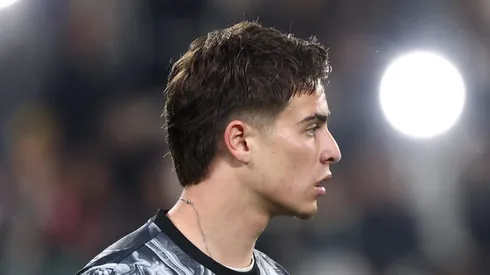 Kenan Yildiz em jogo da Juventus. (Photo by Giuseppe Cottini/Getty Images)