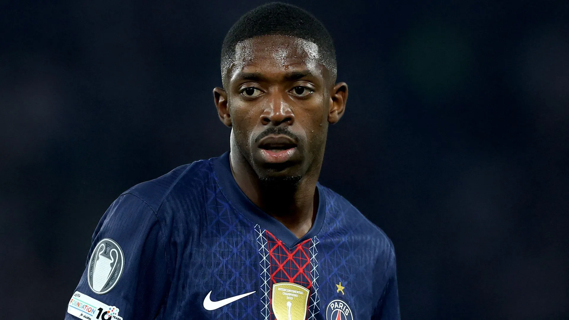 Dembélé em jogo do PSG (foto: Alexander Hassenstein/Getty Images)