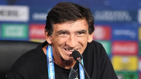 Gustavo Costas, técnico do Racing – Christian Alvarenga/Getty Images