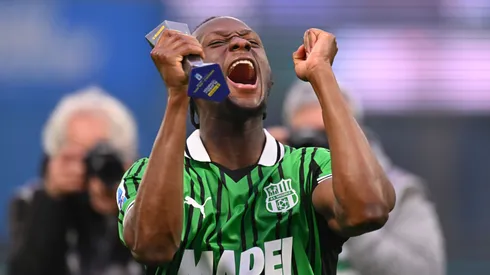 Ismael Koné celebra pelo Sassuolo. Foto: Alessandro Sabattini/Getty Images