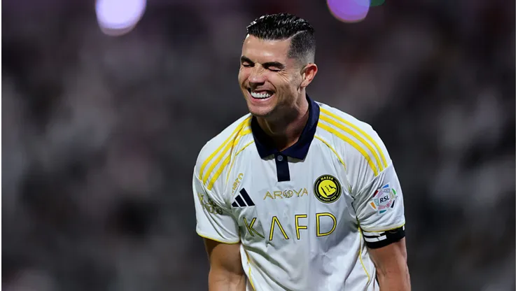 Cristiano Ronaldo marca gol pelo Al-Nassr. Abdullah Ahmed/Getty Images.
