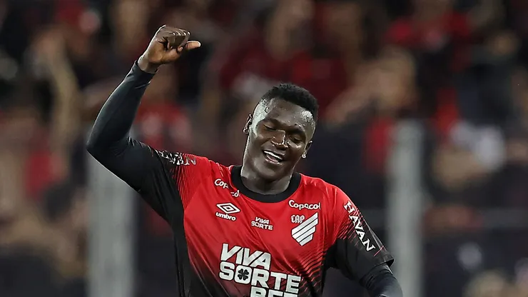 Kevin Viveros, atacante do Athletico Paranaense. (Photo by Heuler Andrey/Getty Images)