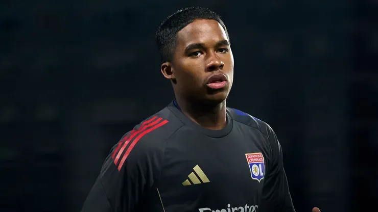 Endrick em jogo do Lyon (Foto: Jose Manuel Alvarez Rey/Getty Images)