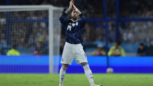 Otamendi durante partida da Argentina. Foto: Marcelo Endelli/Getty Images