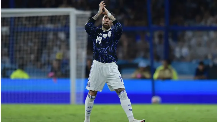 Otamendi durante partida da Argentina. Foto: Marcelo Endelli/Getty Images
