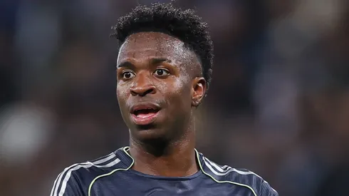 Vini Jr é acusado de vazar informações no Real Madrid. (Foto: Judit Cartiel/Getty Images)
