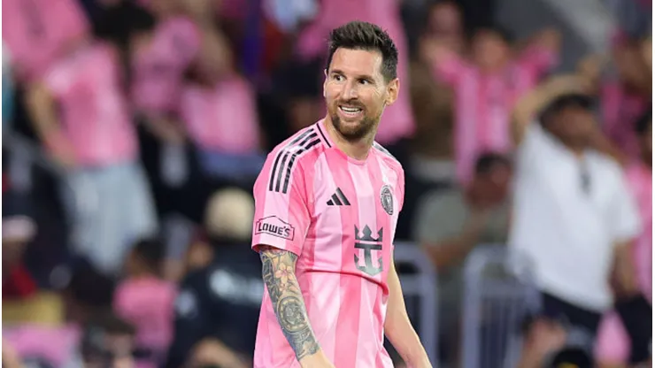 Messi joga hoje pelo Inter Miami. Megan Briggs/Getty Images.