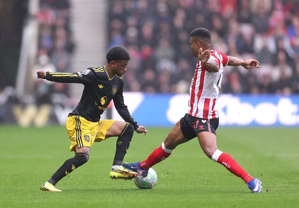 Manchester United e Sunderland ficaram no empate. (Photo by George Wood/Getty Images)