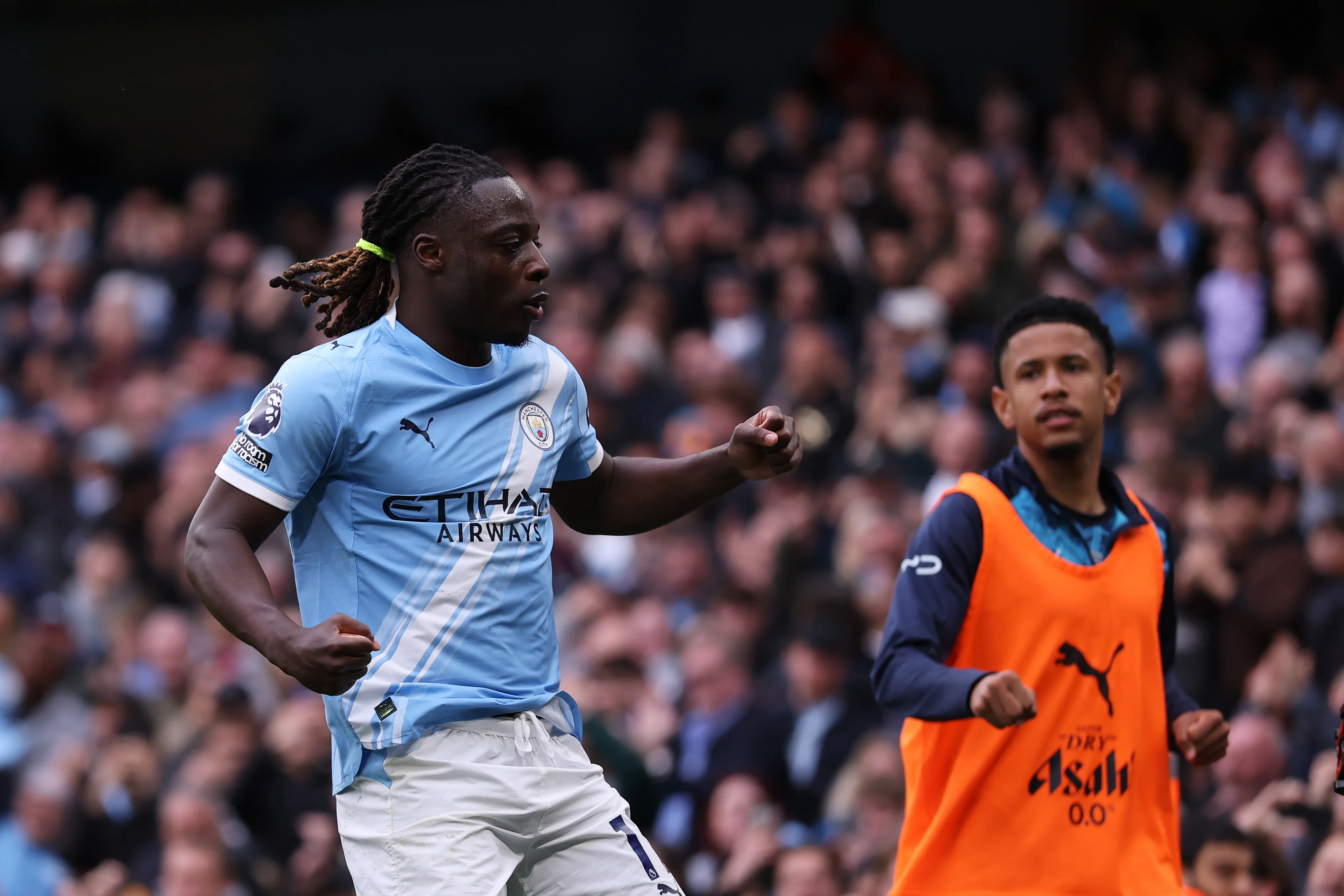Doku agora soma cinco gols na Premier League. Foto: Naomi Baker/Getty Images