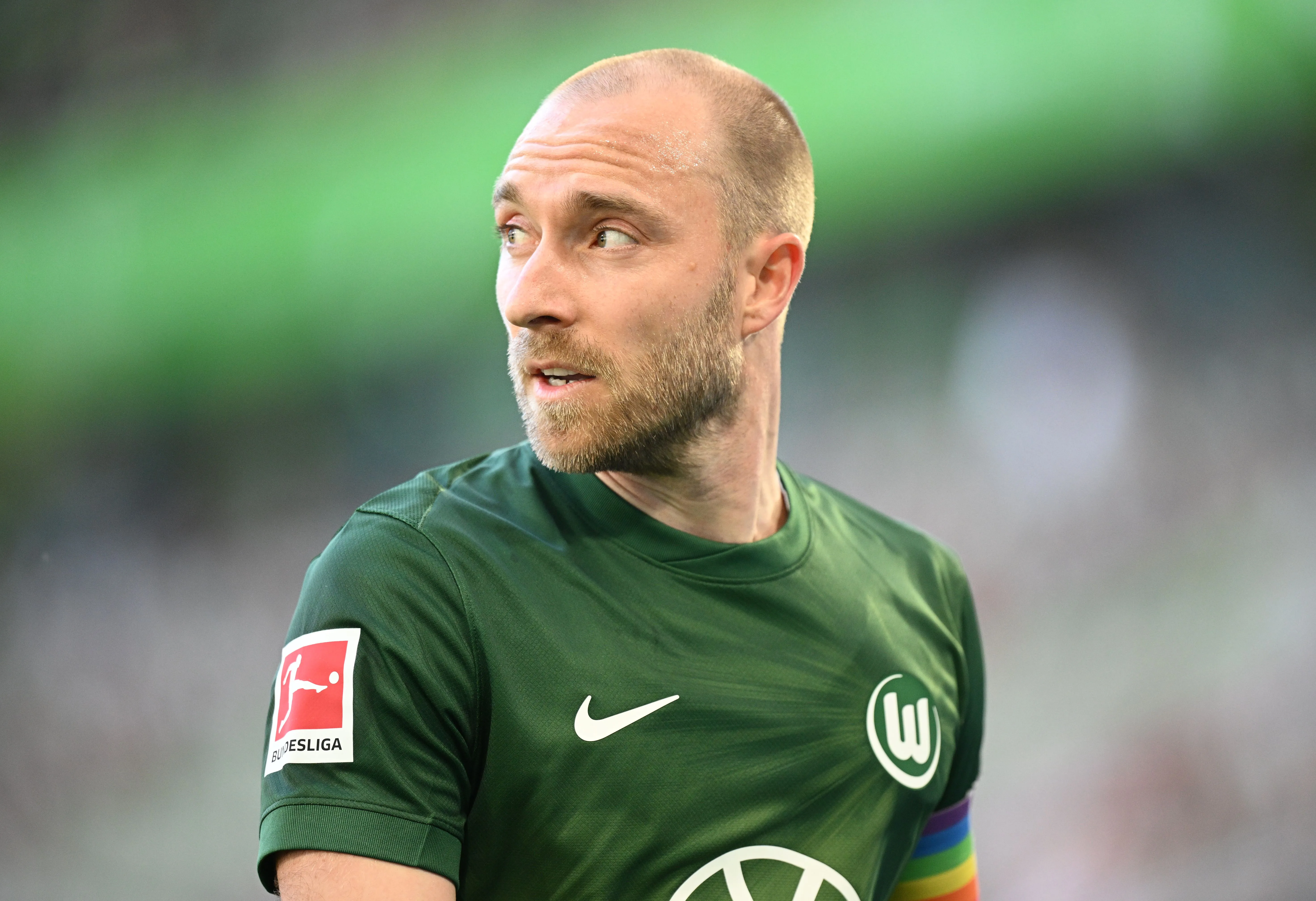 Eriksen em campo pelo Wolfsburg (Foto: Stuart Franklin/Getty Images)
