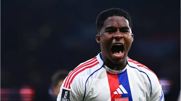 Endrick em jogo do Lyon (IMAGO/PRESSE SPORTS)
