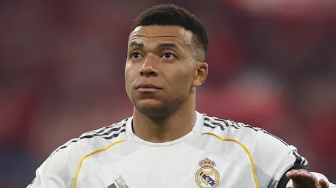 Mbappé em campo pelo Real Madrid. Foto: Lars Baron/Getty Images