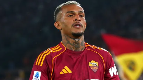 Wesley em campo pela Roma. Foto: Paolo Bruno/Getty Images