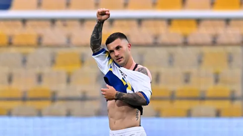 Gabriel Strefezza em jogo do Parma. (Photo by Alessandro Sabattini/Getty Images)