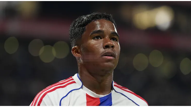 Endrick em campo pelo Lyon. Foto: IMAGO / PRESSE SPORTS
