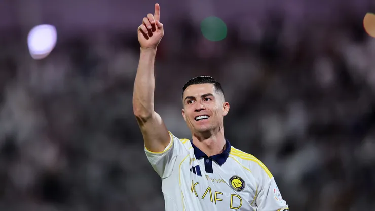 Cristiano Ronaldo comemorando pelo Al-Nassr