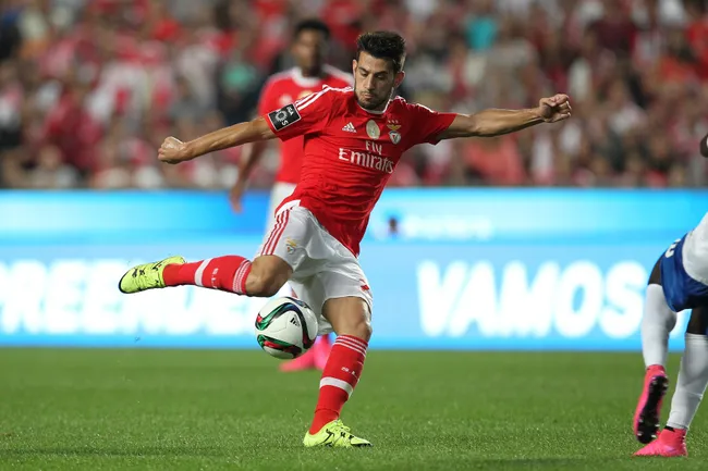Pizzi atuando pelo Benfica em 2015. Foto: Carlos Rodrigues/Getty Images